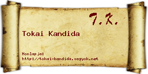 Tokai Kandida névjegykártya